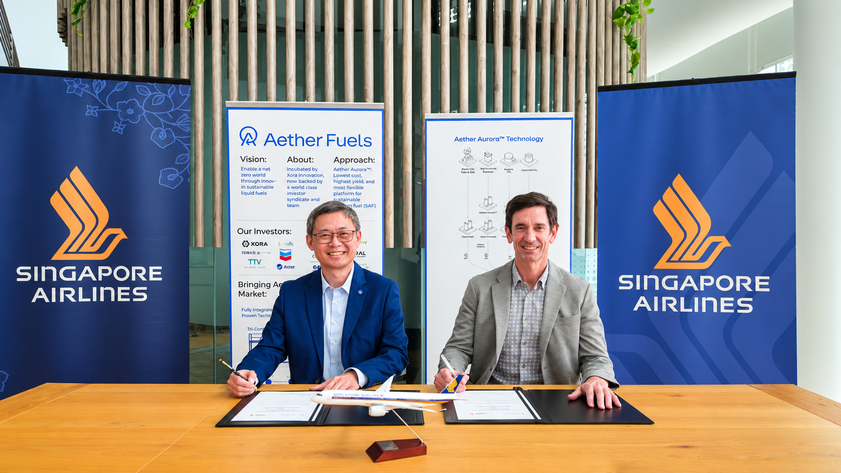 Singapore Airlines to Buy 4,800 Tonnes of SAF from Aether Fuels